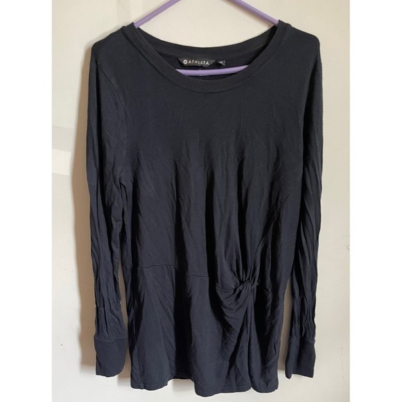 Athleta Nirvana Twist Front Sweater Sz M - Picture 5 of 7
